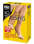  Носки женские капроновые Corto 40 23-25 visone 2пары