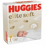 Huggies Подгузники Elite Soft 1 3-5кг 84шт